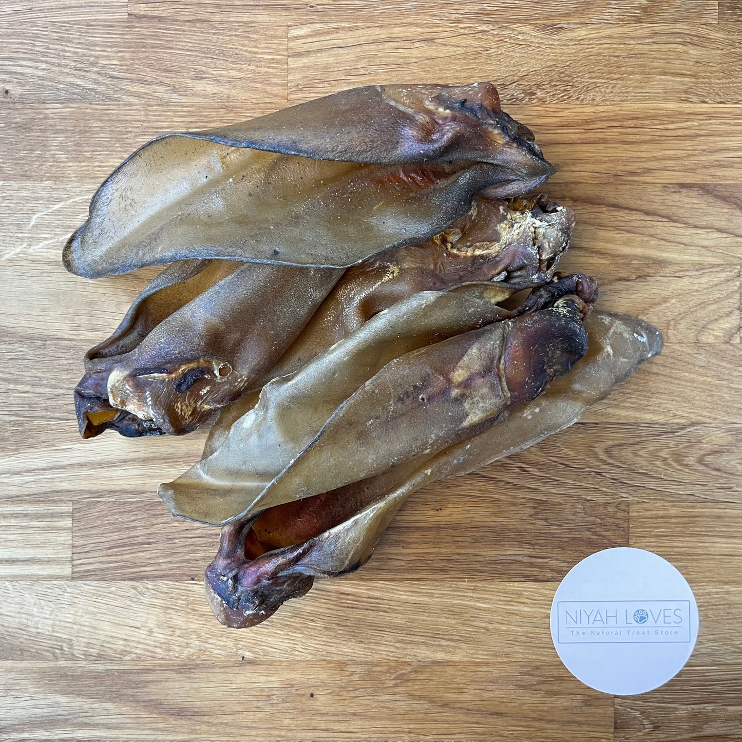 "Buffalo ears dog treats – natural, low fat, long-lasting dental chews"