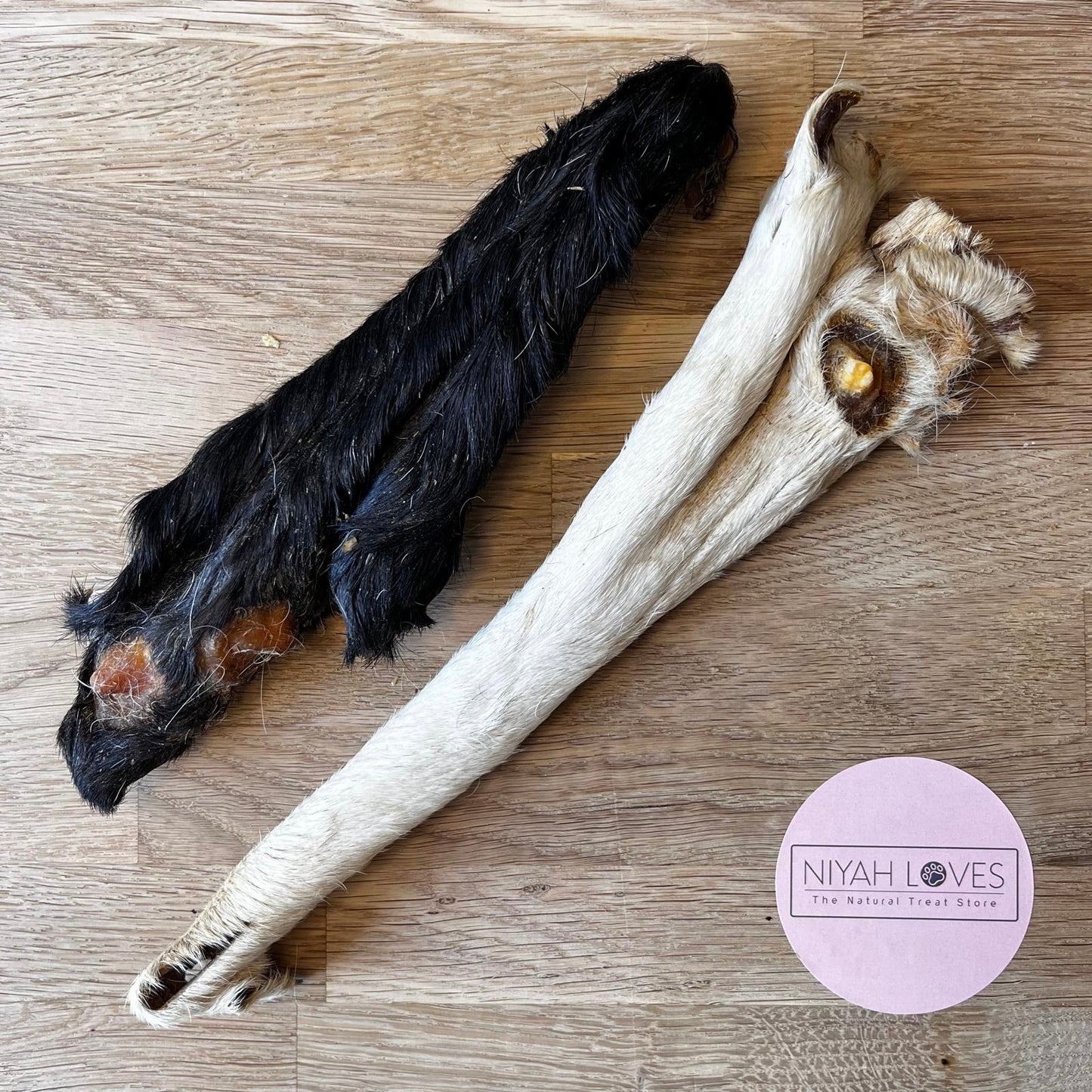 "Hairy bully leg roll natural beef chew for dogs – long-lasting and low fat"